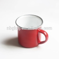 Taza de esmalte de 8 cm (350 ml) en alta calidad